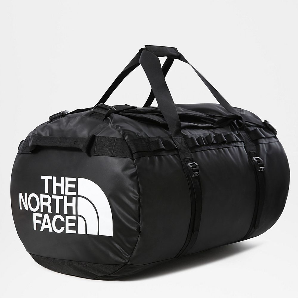 The North Face Duffel Bag Mens Australia - The North Face Base Camp - Extra Large Black / White (QPV